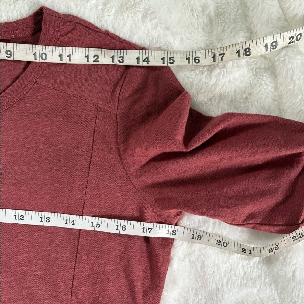 Logo by Lori Goldstein 3/4 Sleeves High/low Cotton Top tunic Sz: XS - Picture 5 of 7